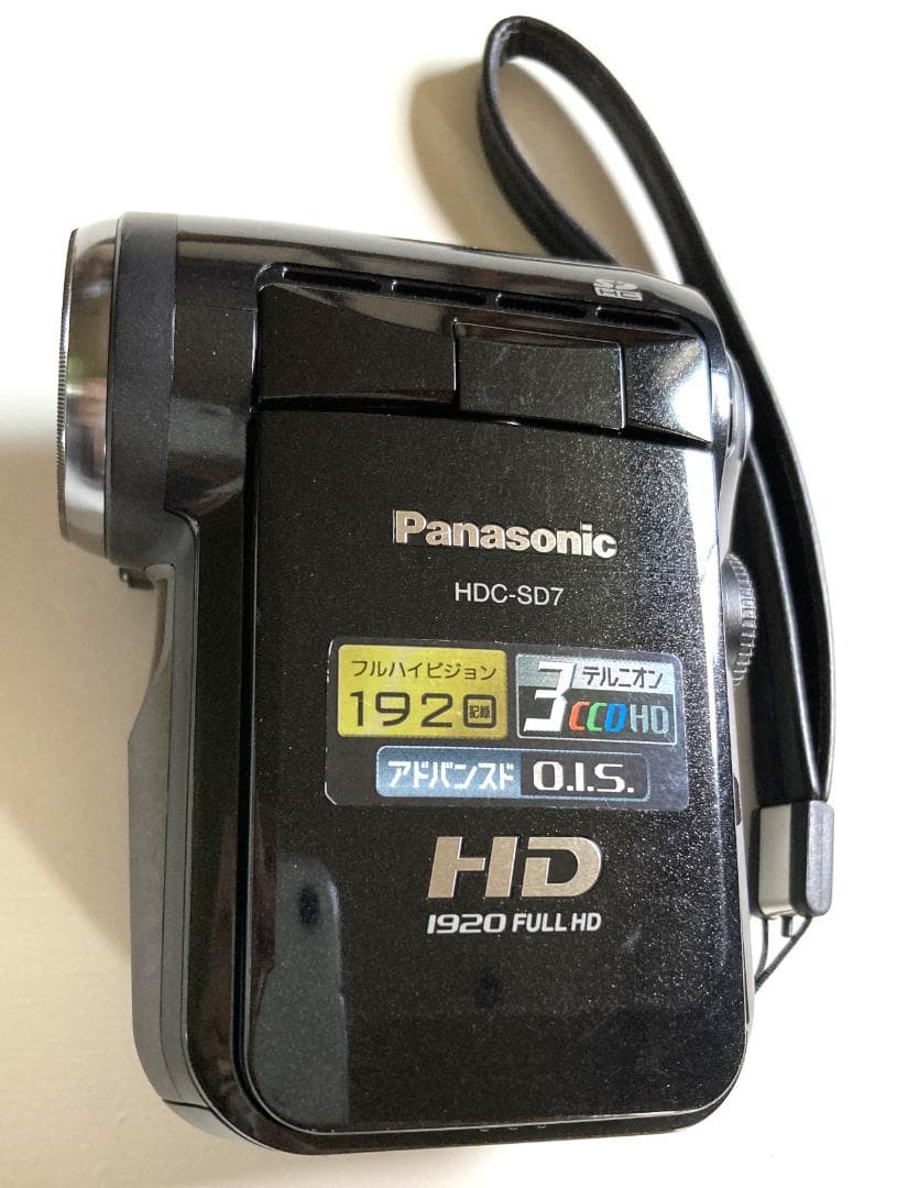 パナソニック　HDC-SD7-K　SDカードフルハイビジョンビデオカメラ 黒