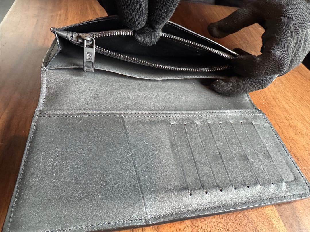 ノエルイヴィトン ポルトフォイユ ブラザ アエログラム トリヨン 二つ折り