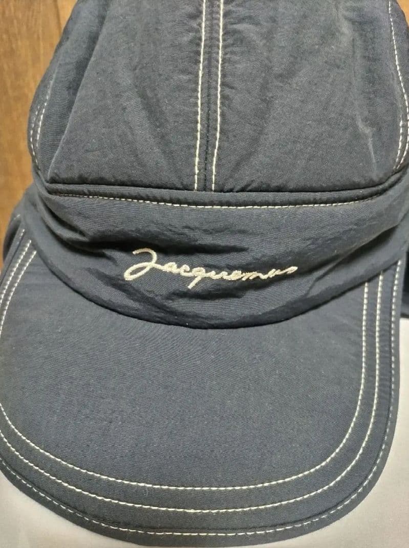JACQUEMUS フライトキャップ ネイビー 58
