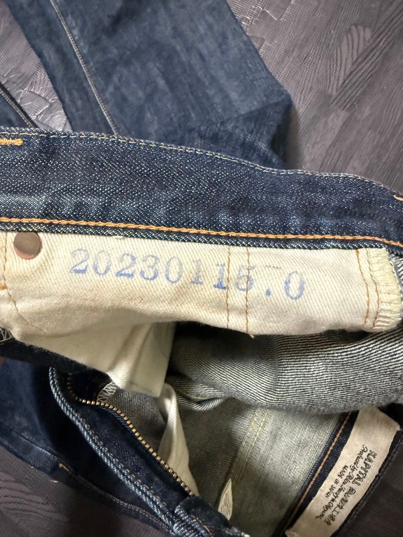 KAPITAL フレアデニムパンツ ダークブルー