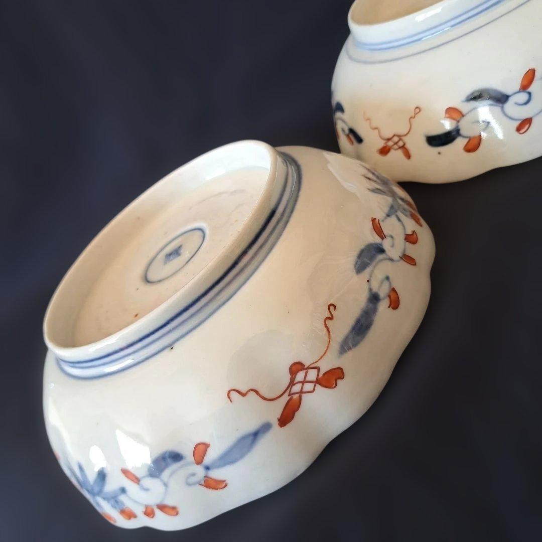 「ご成約者」です。 「金彩うさぎに 青海波」古伊万里皿　2点まとめて