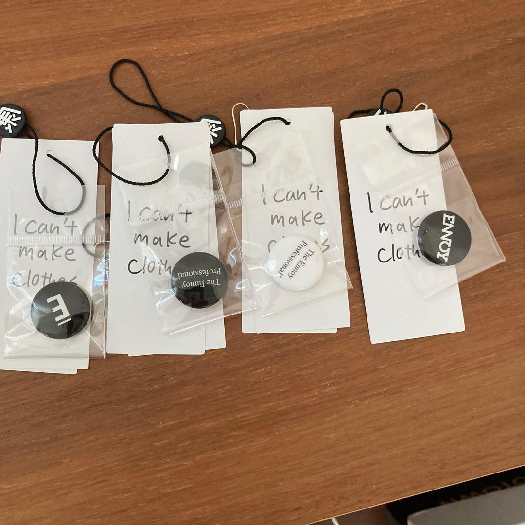 スタリスト私物　エンノイ　バッジ　ステッカーおまけ