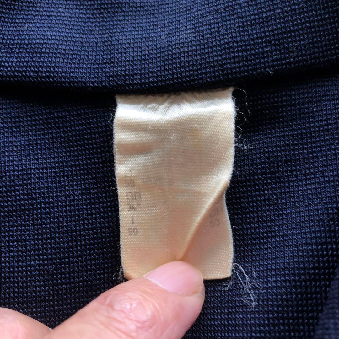 アディダス　'70ヴィンテージ西ドイツ製ガイコツジャージネイビーD.I.50