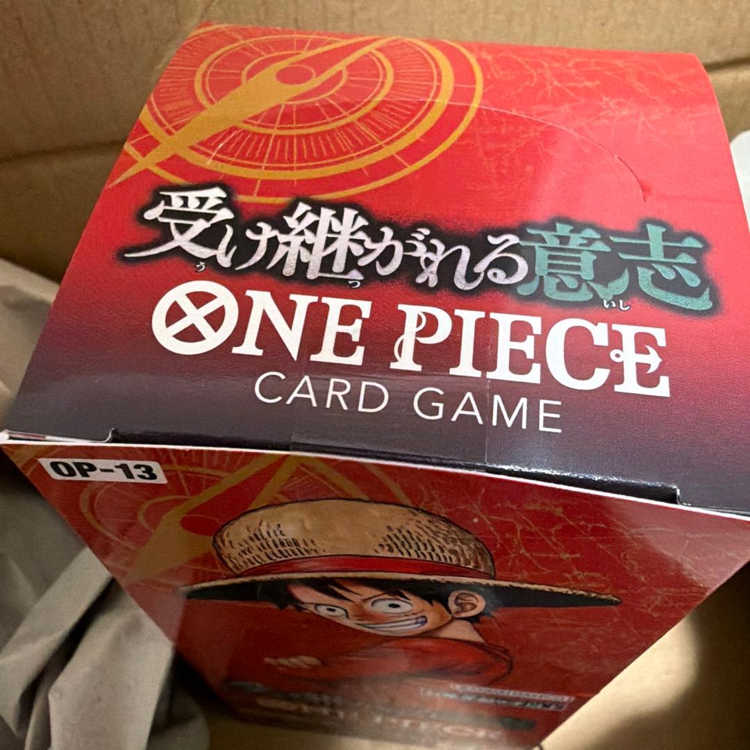ワンピースカード　受け継がれる意志　BOX テープあり　未開封