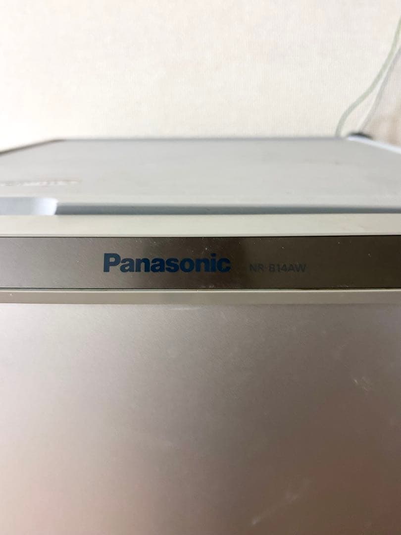 【現地引取り】Panasonic 冷蔵庫NR-B14AW シルバーグレー
