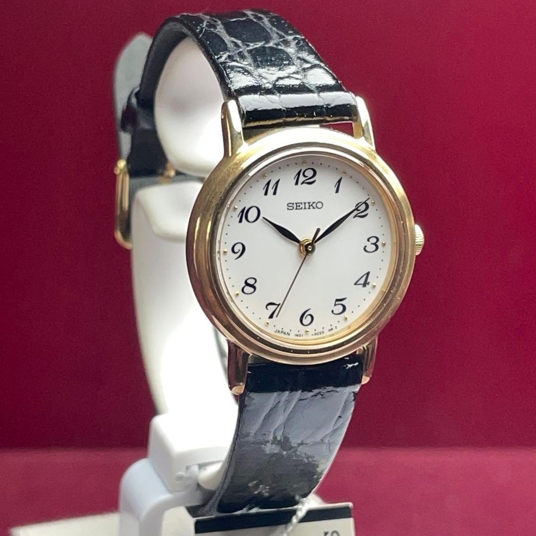 1996年製 未使用 SEIKO SPIRIT 純正尾錠 純正革ベルト 日本製