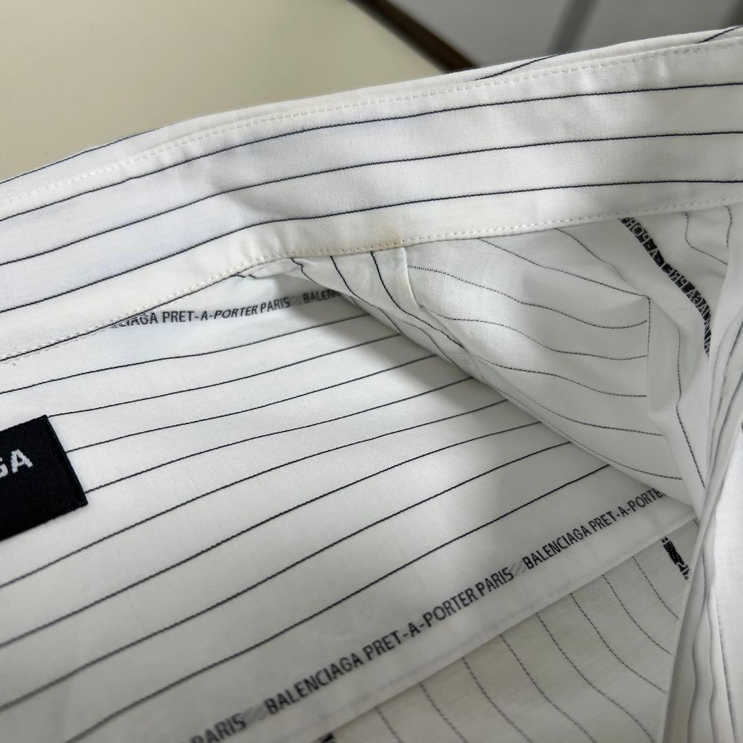 ★定価14万★ BALENCIAGA ピンストライプシャツ