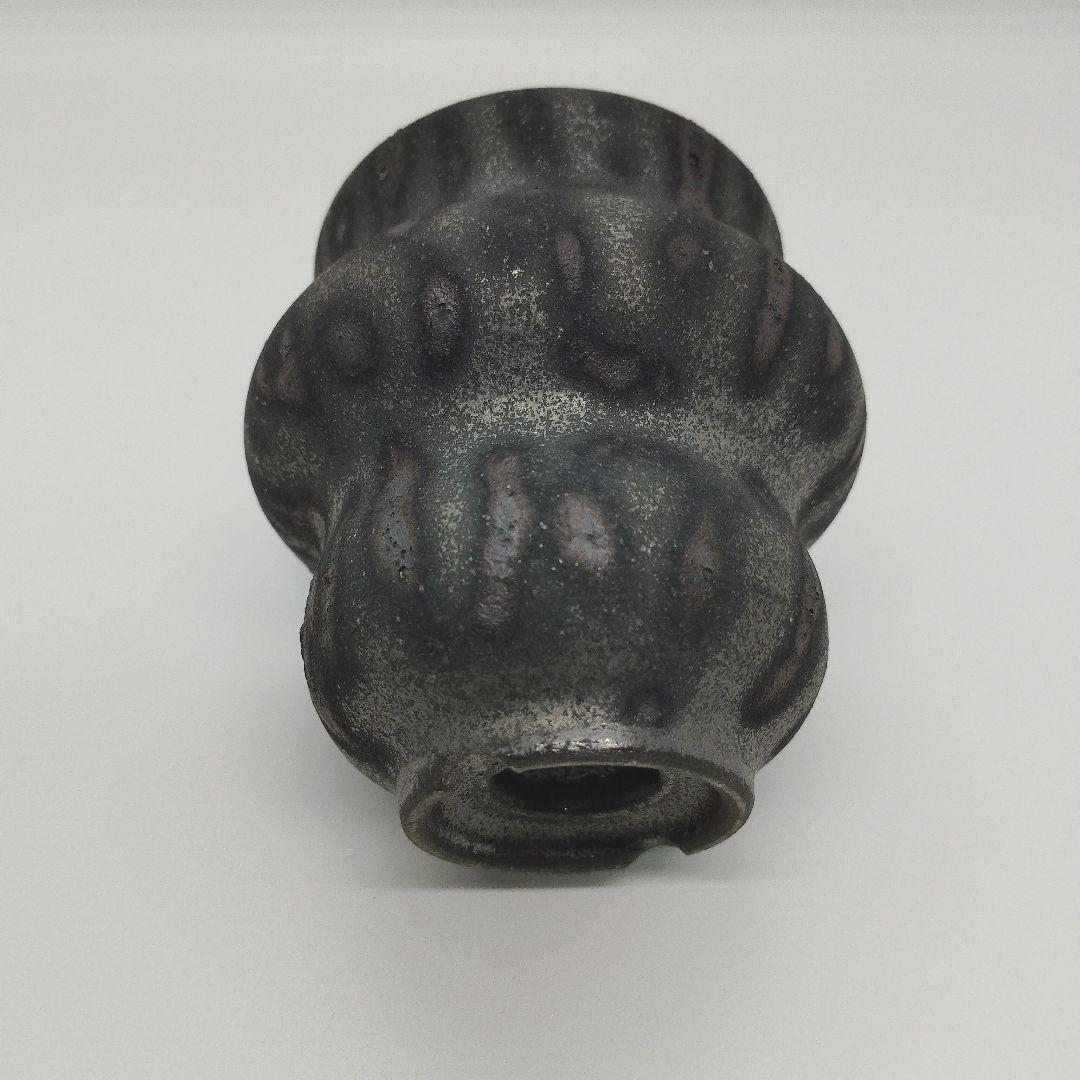 細川政己 植木鉢 小鉢 釉薬 斑模様 新品未使用品