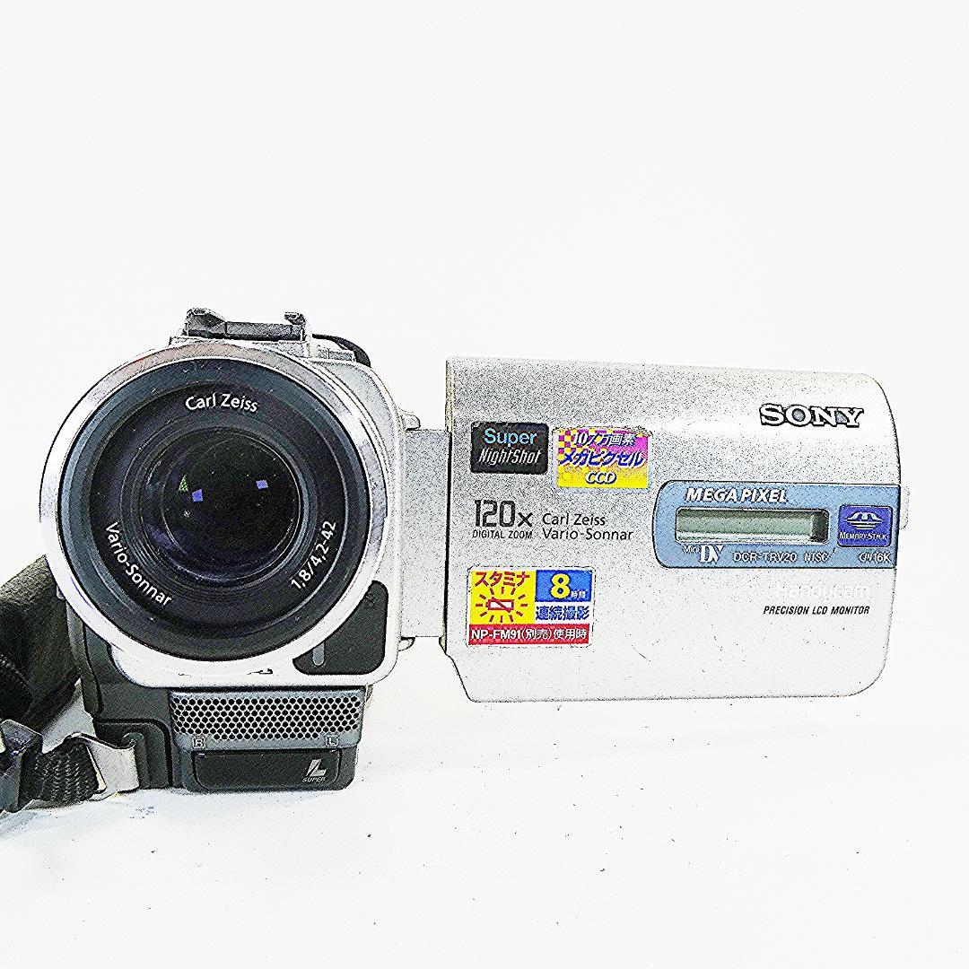 動作品 ソニーDCR-TRV20 MiniDV ビデオカメラDVDダビングに最適
