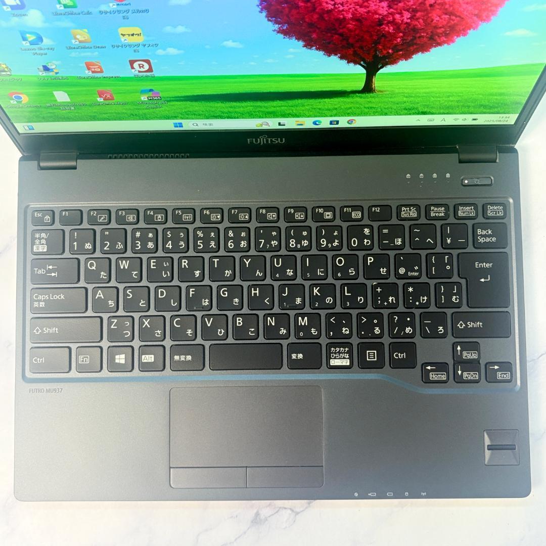 超薄型軽量！メモリ8GB・SSDで快速！指紋センサー・Win11・ノートパソコン