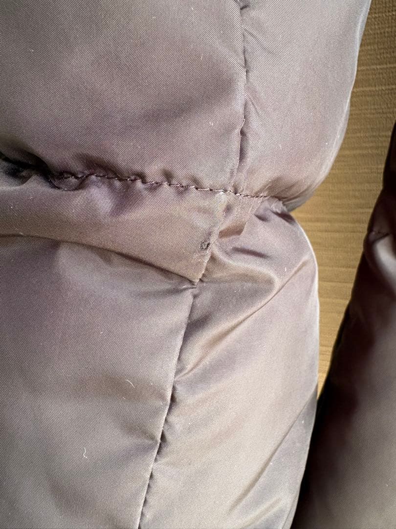 SHIPS ダウンジャケット フードショートダウン ファー付き 黒36