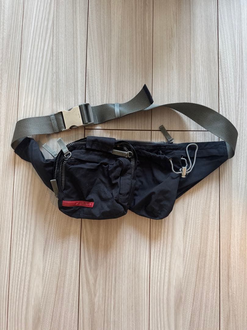 PRADA SPORTS プラダスポーツ ウエストポーチ ブラック ナイロン