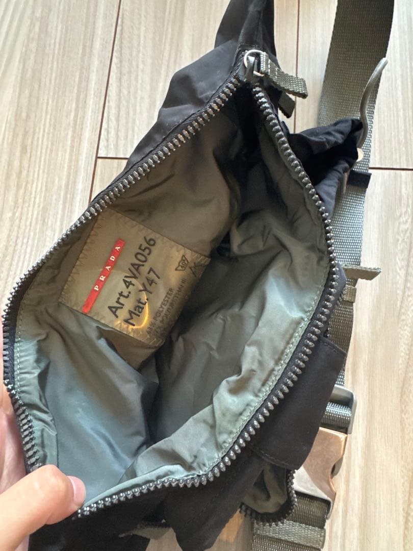 PRADA SPORTS プラダスポーツ ウエストポーチ ブラック ナイロン