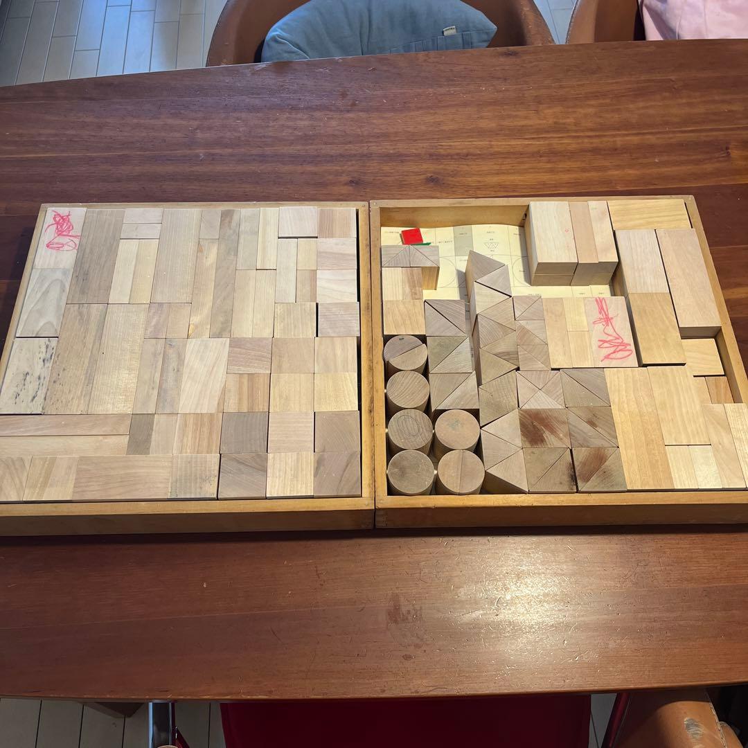 お値下げ　WAKU 木製積み木　2枚セット