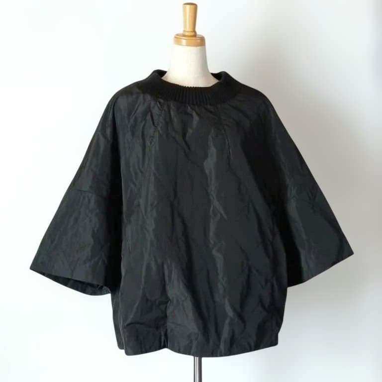 希少美品◆DRIES VAN NOTEN キルティング プルオーバー ブラック