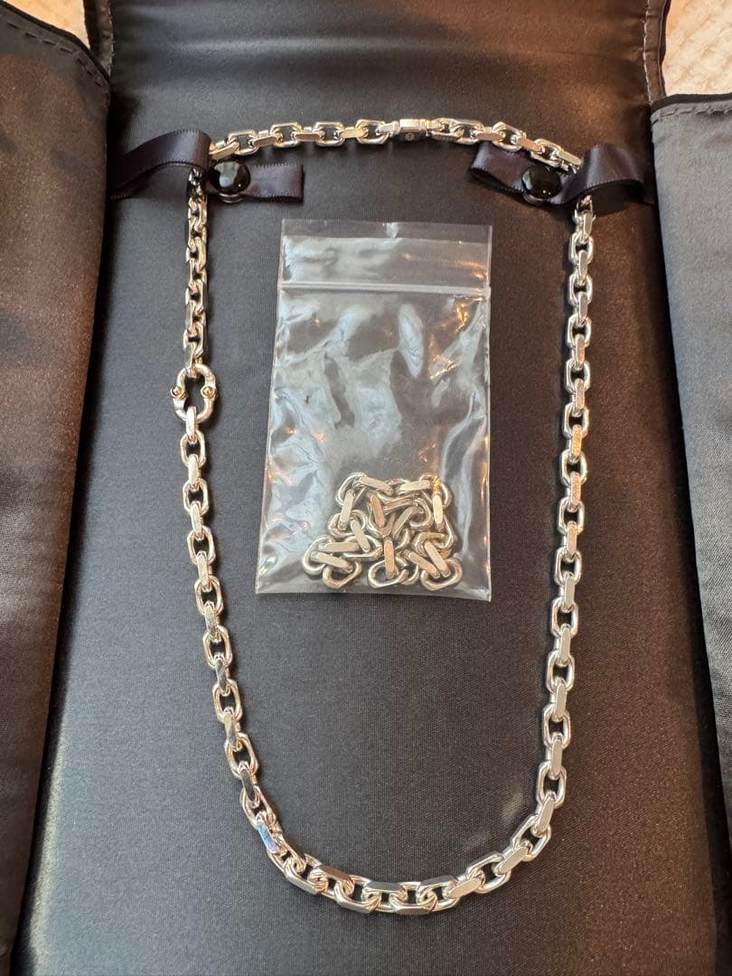 【希少】ティファニー メイカーズ チェーン ネックレス シルバー＆18Kゴールド