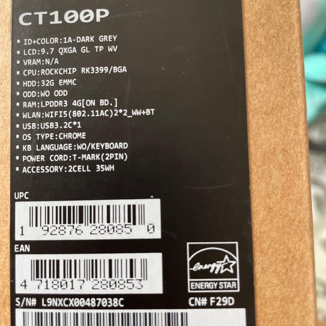 Chromebook本体 Chromebook CT100PA