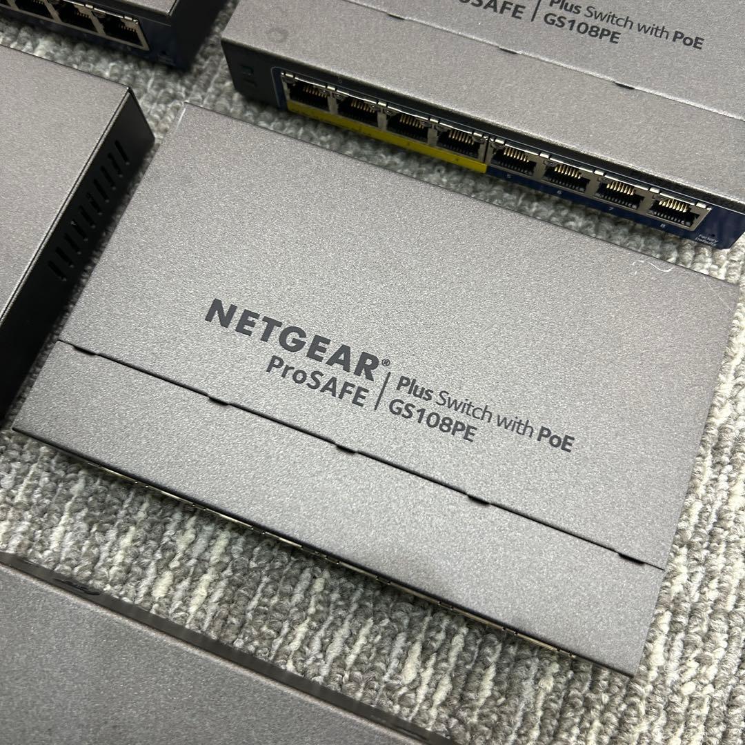 Me 【9個セット】傷あり　NETGEAR GS108PEv3 ギガビット