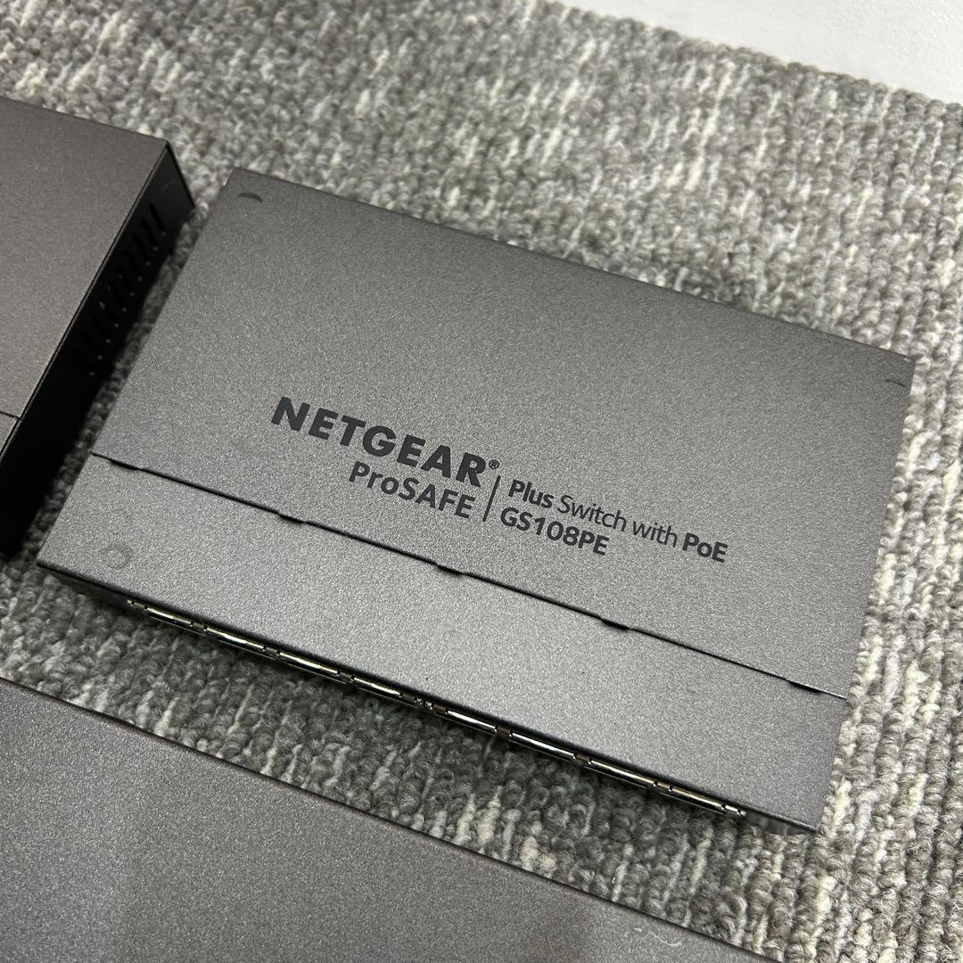 Me 【9個セット】傷あり　NETGEAR GS108PEv3 ギガビット