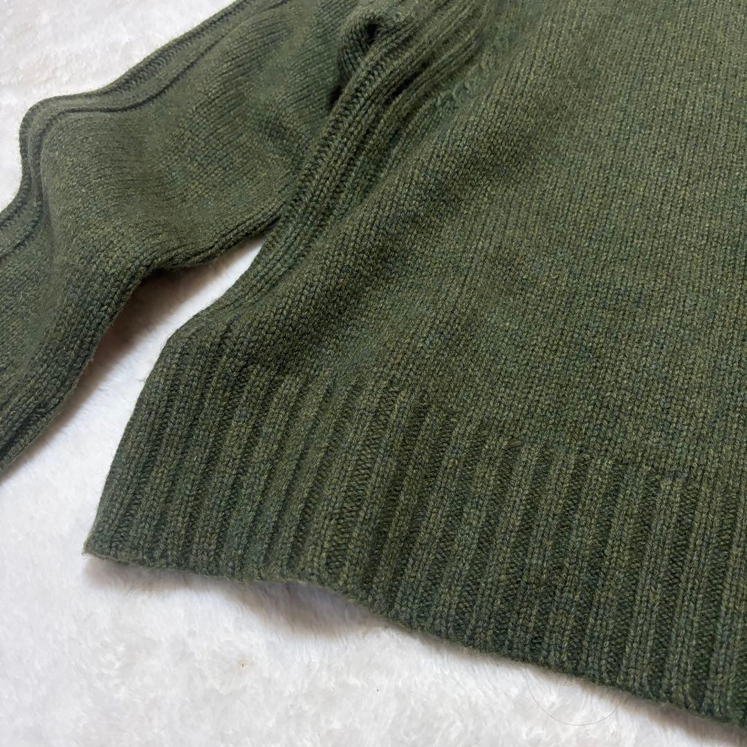 【美品】PALLAS PALACE パラスパレス ニット グリーン F