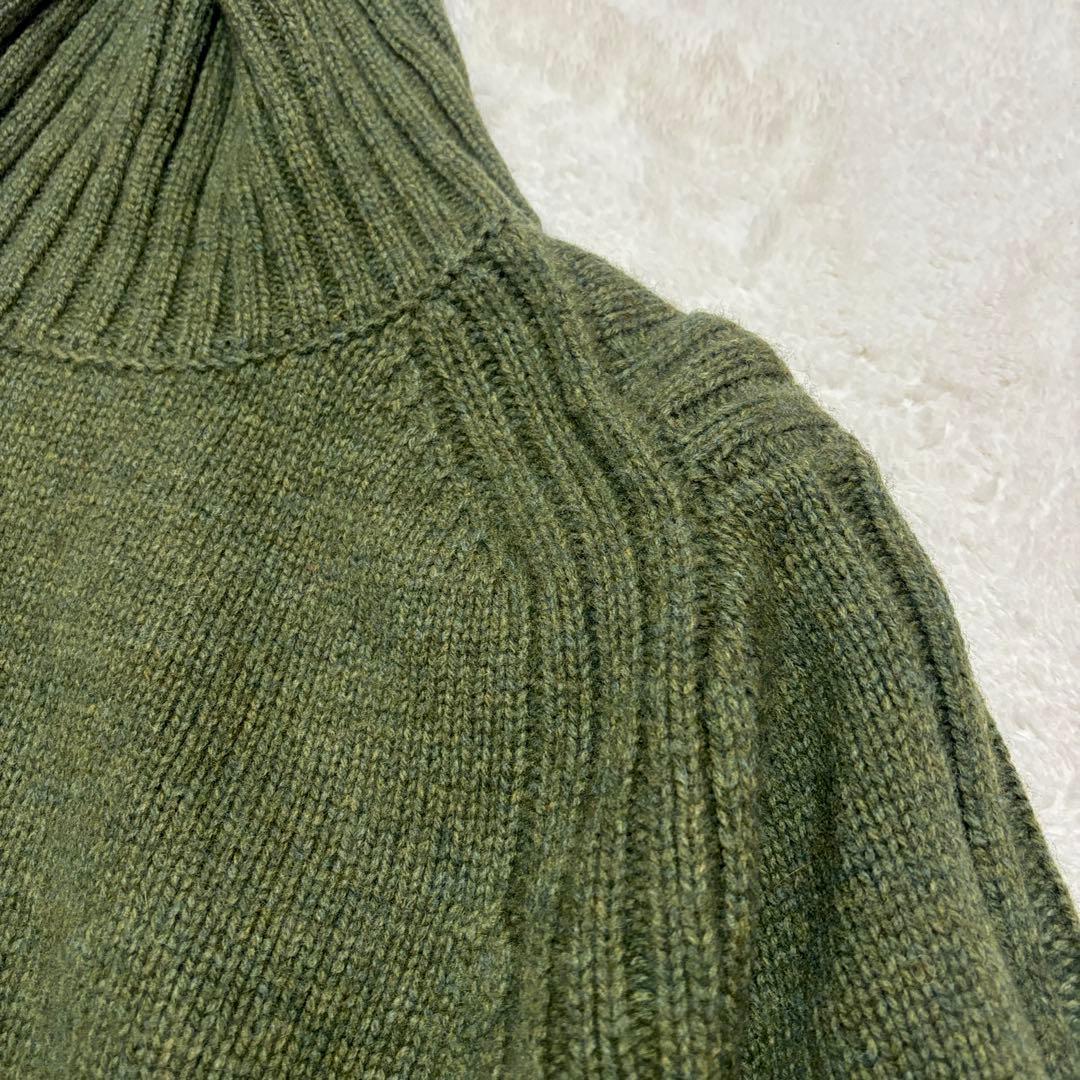 【美品】PALLAS PALACE パラスパレス ニット グリーン F