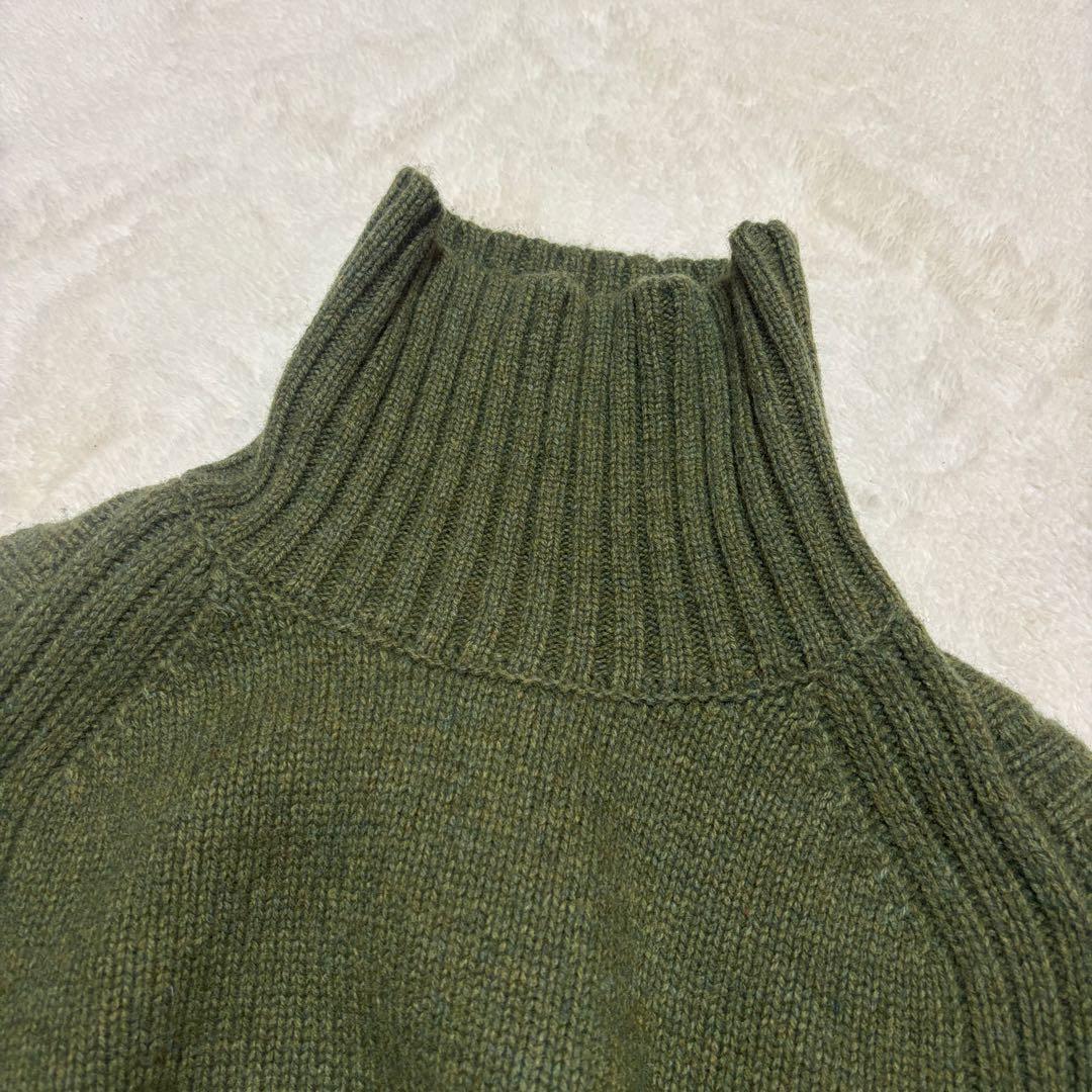 【美品】PALLAS PALACE パラスパレス ニット グリーン F