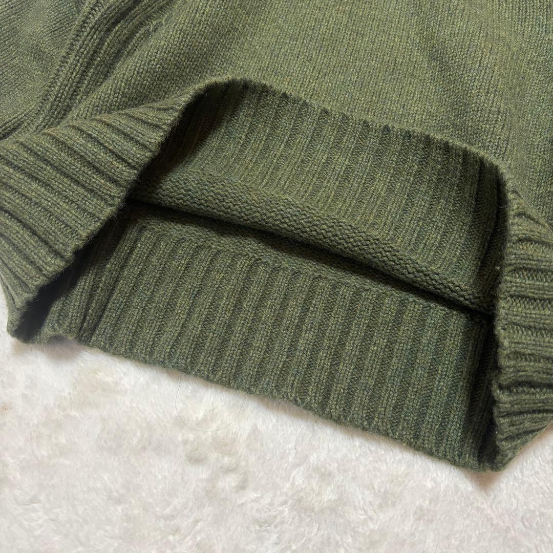 【美品】PALLAS PALACE パラスパレス ニット グリーン F