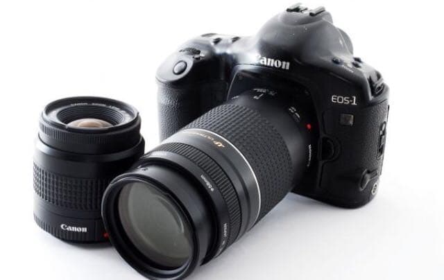 動作良好・レンズ付★人気のcanonカメラ★ EOS-1 V ボディ＋レンズ２本