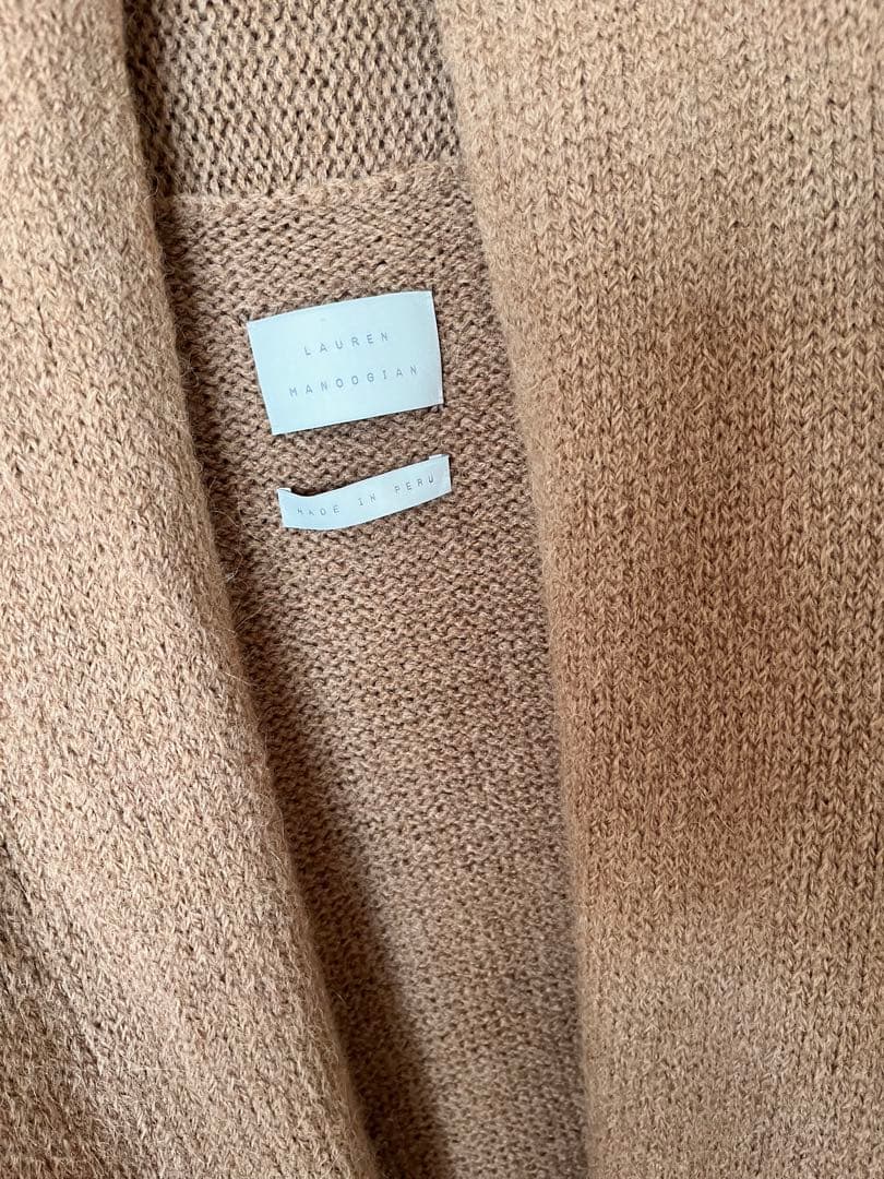 LAUREN MANOOGIAN アルパカカーディガン