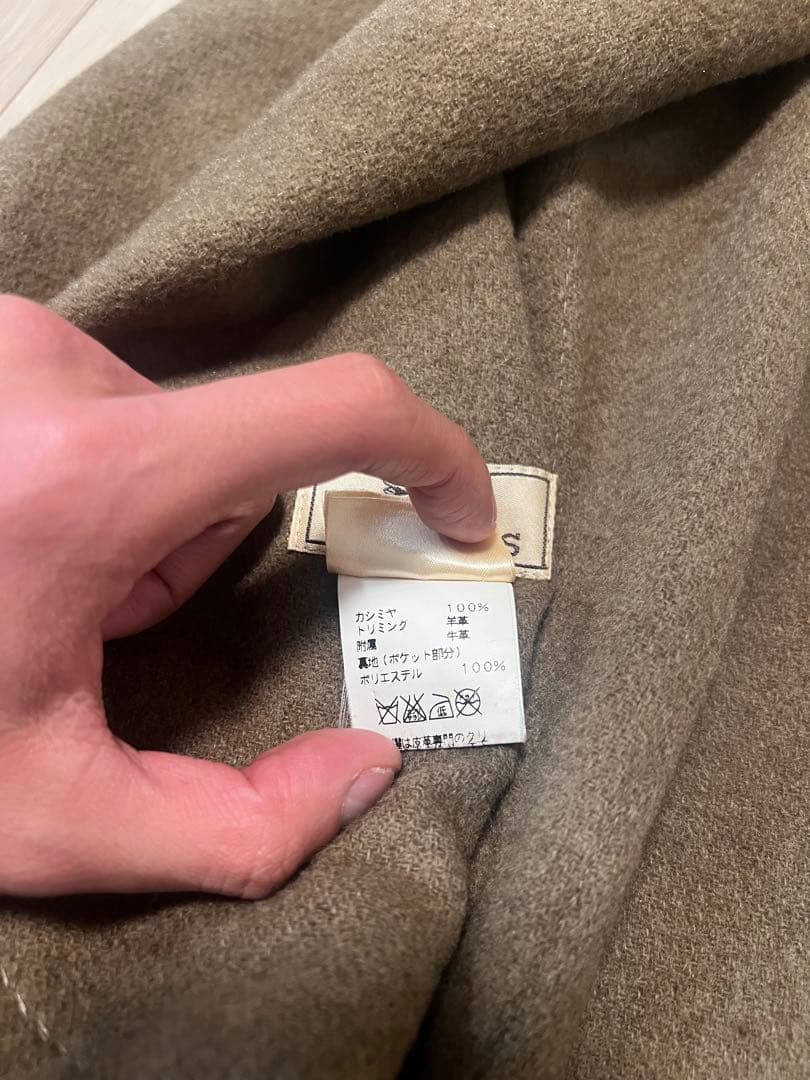 HERMES カシミア100% ジャケット　size50