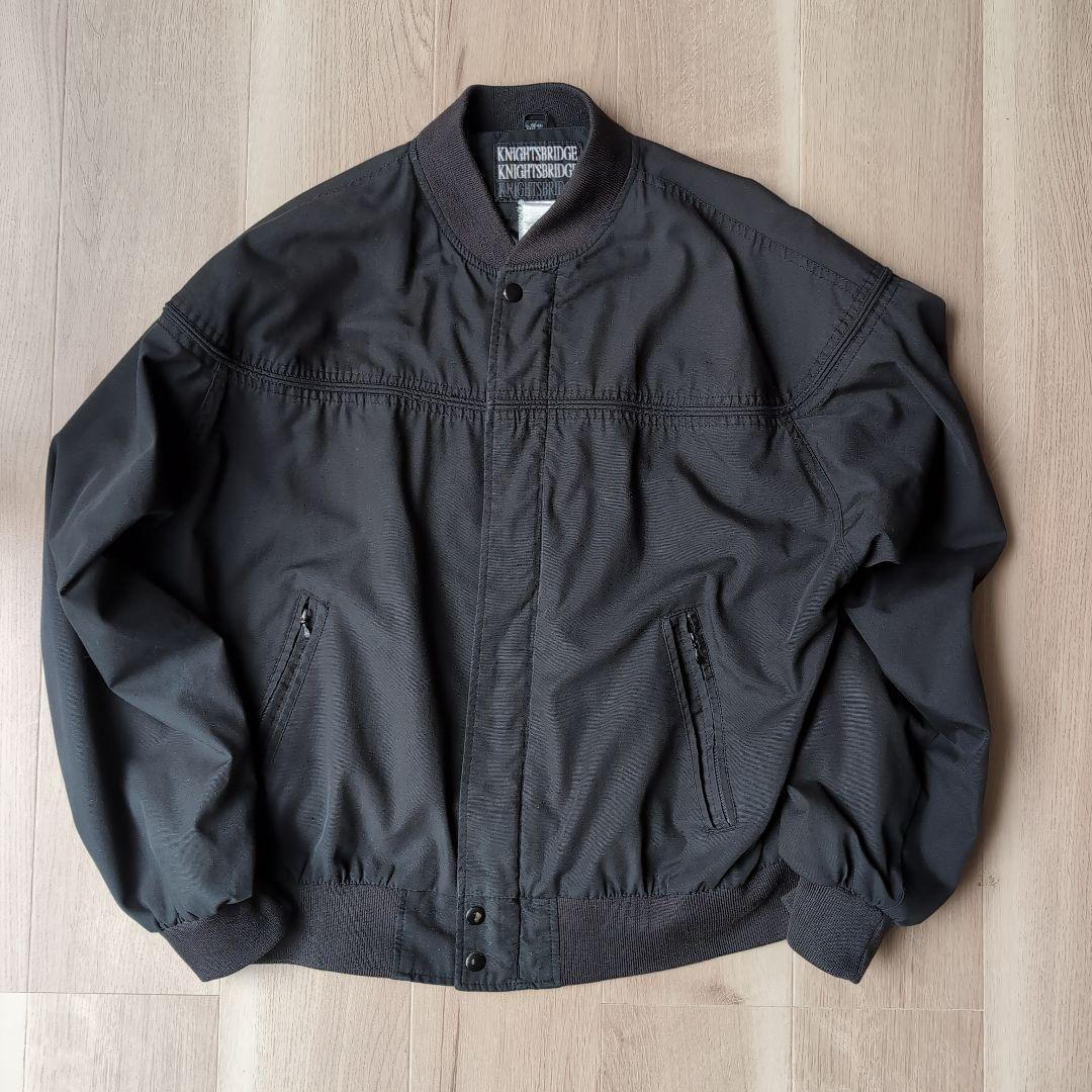 90s ダービージャケット ブルゾン 黒