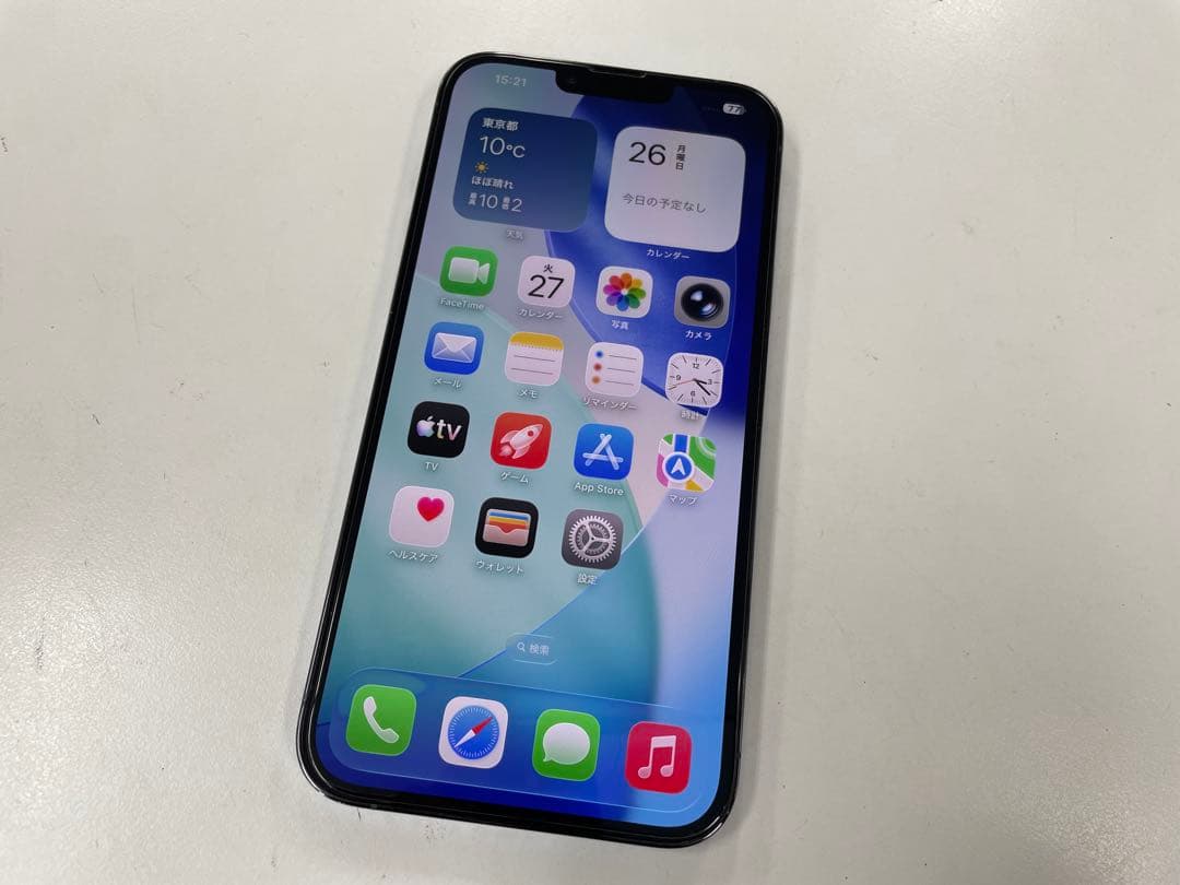 バッテリー新品100％ 美品 iPhone13ProMax 128GB