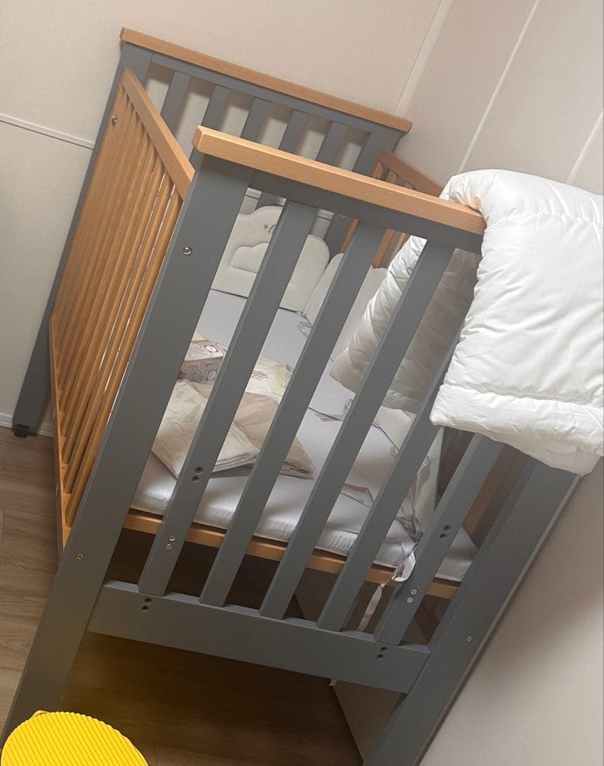 KATOJI 木製ベビーベッド