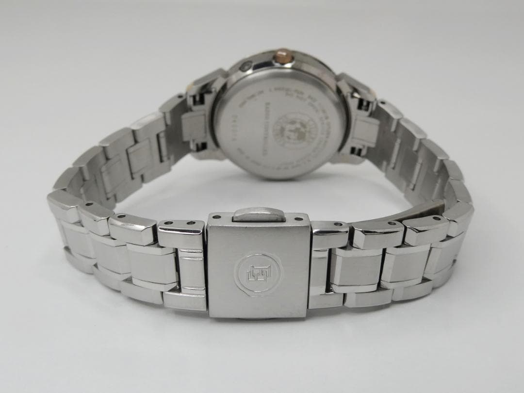 ✴美品稼働品 シチズン エクシード チタン 白蝶貝 エコドライブ電波時計 15㎝