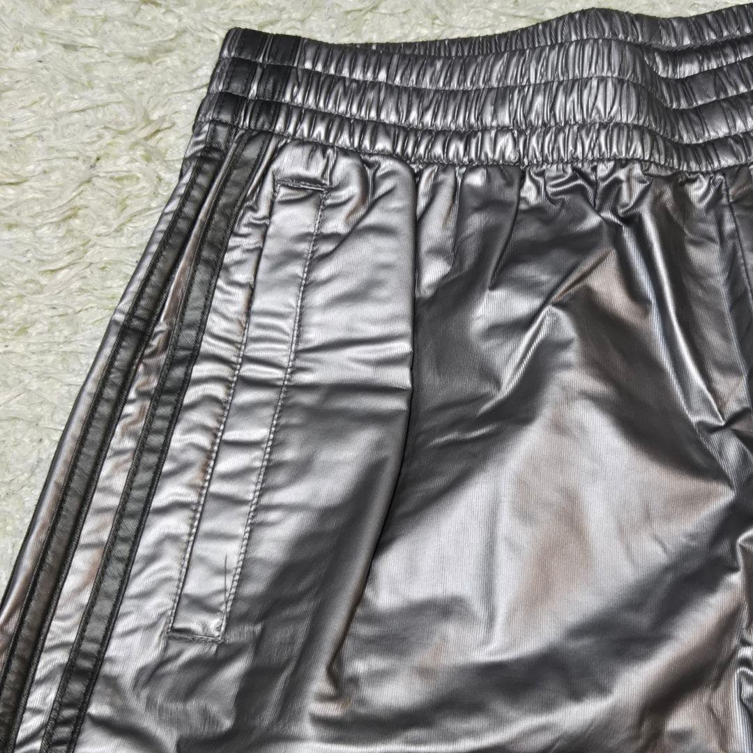 希少色　アディダス　ジャージ セットアップ ロゴ シルバー JD2006 L