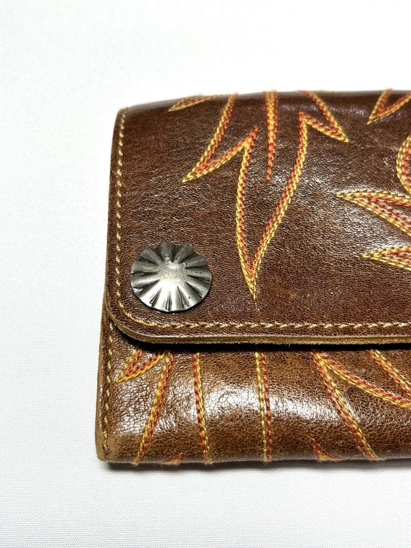 RRL レザーウォレット 革の味極まる ウエスタンステッチ