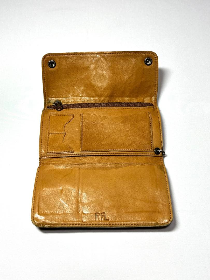 RRL レザーウォレット 革の味極まる ウエスタンステッチ