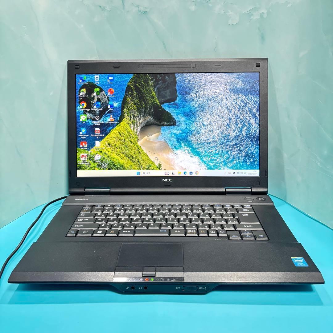 年末最終セール★美品★オフィス付★NEC★爆速SSD＆メモリ8GB★ノートPC★