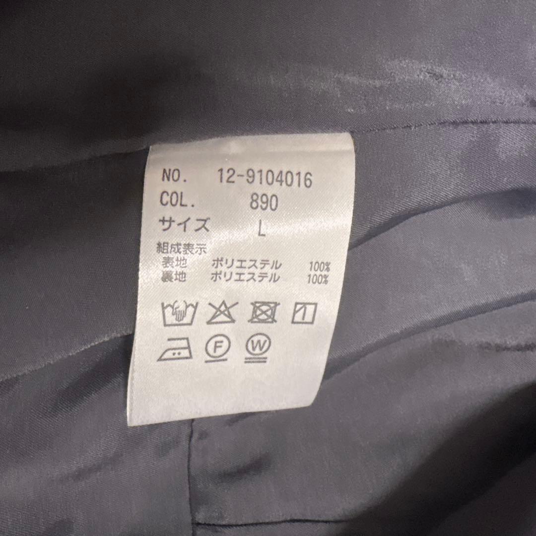 P I S T ノーカラージャケット パンツ セットアップ　ネイビー