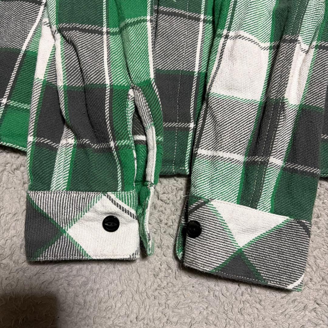 CHALLENGER L/S BIG CHECK SHIRT ネルシャツ　M