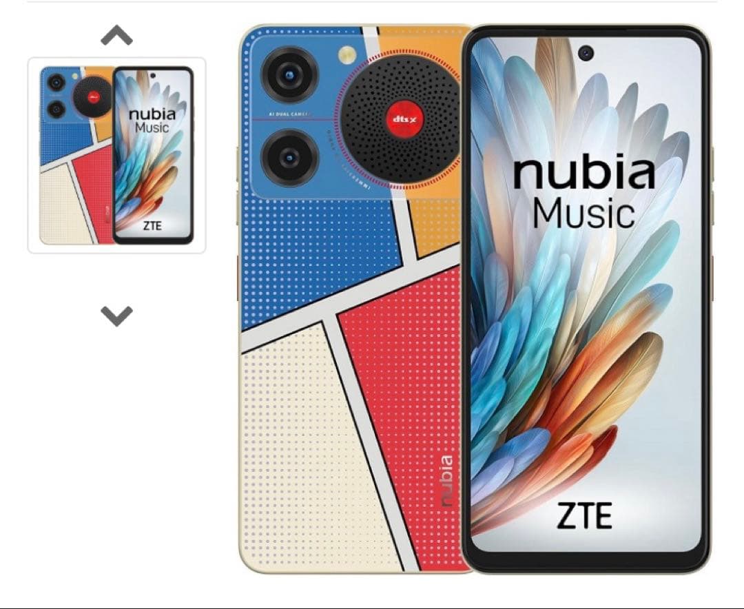 nubia Music スマートフォン　本体