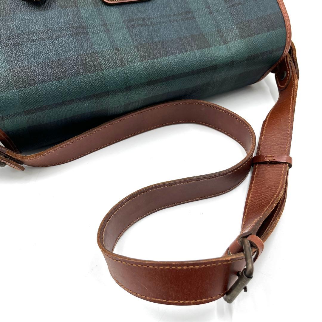 【美品】ポロラルフローレン ショルダーバッグ メッセンジャー チェック