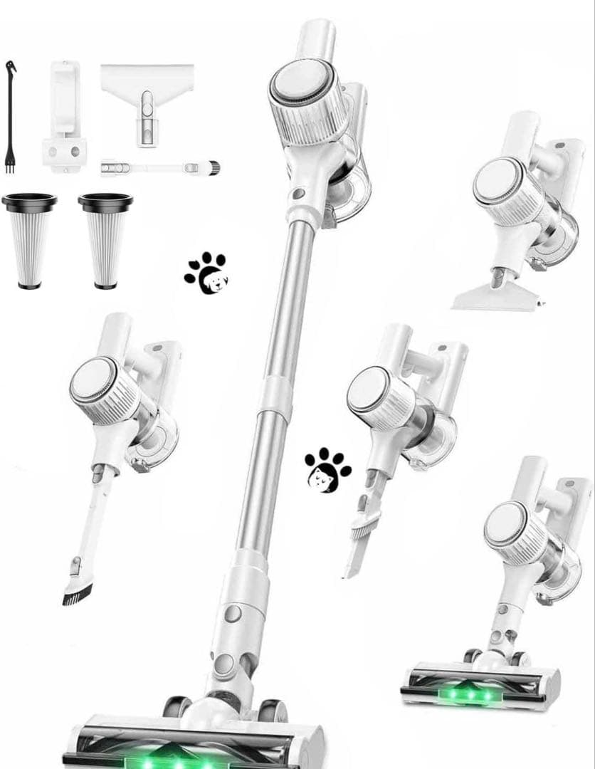 シャクヤク様【新品未使用】65000PA スティッククリーナー 本体 シルバー