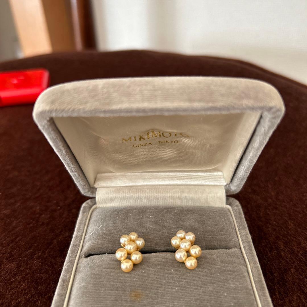 ミキモトのパールピアス