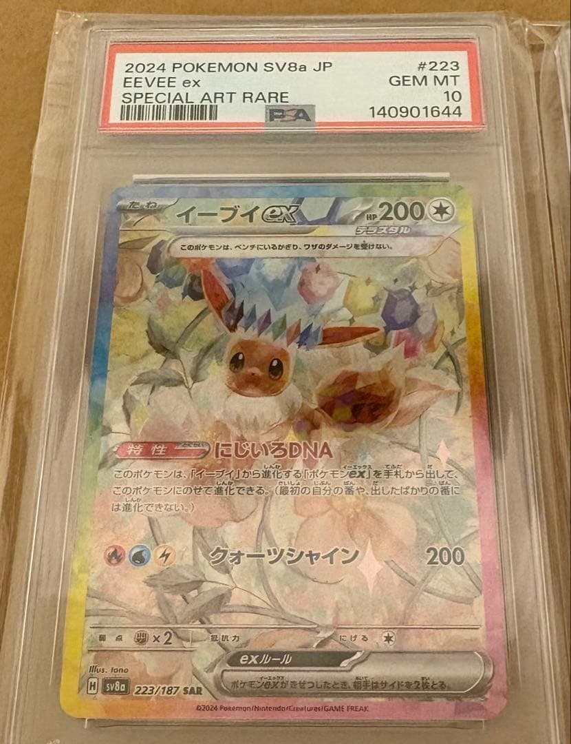 【PSA10 連番】ブイズ テラスタルフェスex SAR 初代ブイズ