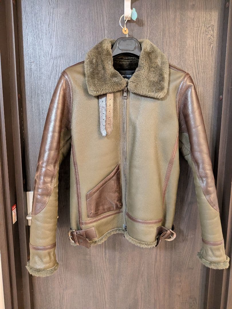 AKM　ムートンジャケット　グリーン