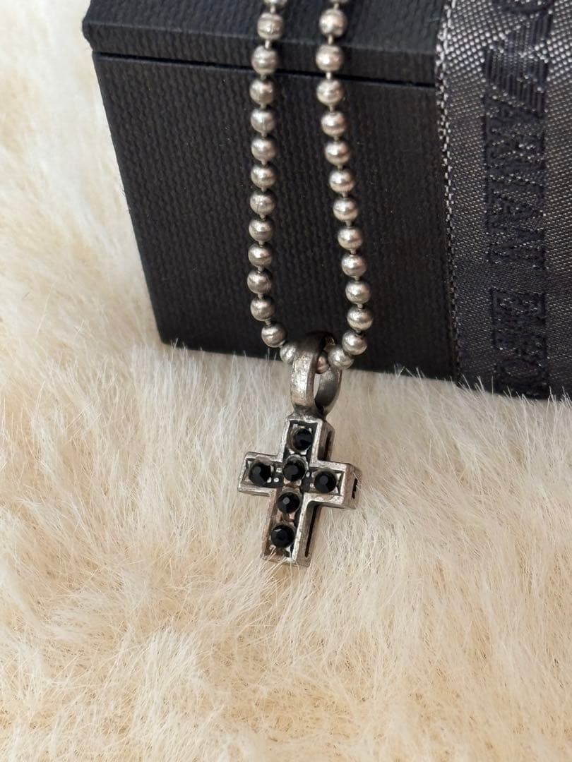 ジョルジオアルマーニ　クロス ネックレス シルバー925 ペア