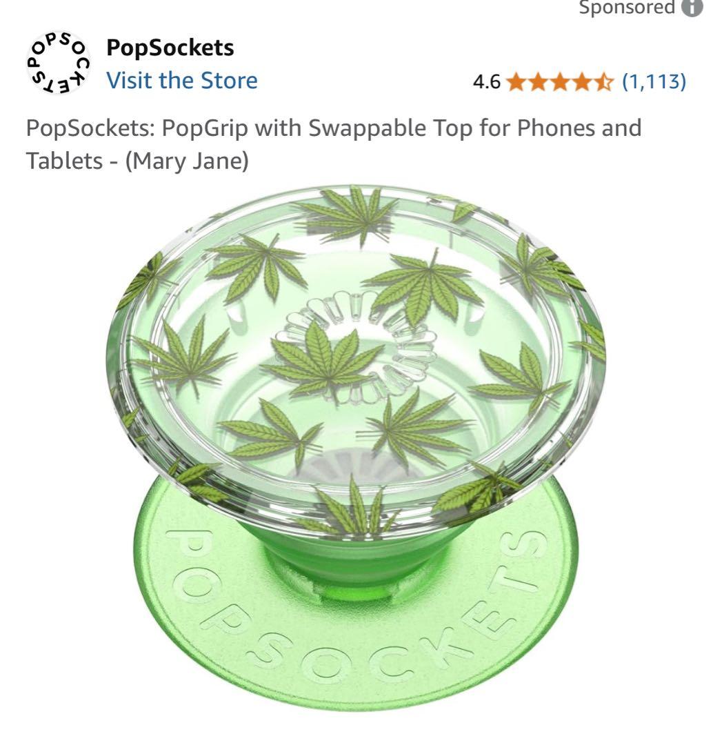 スマホアクセサリー PopSockets PopGrip Mary Jane