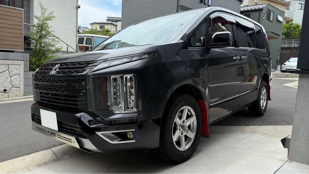 デリカD5専用　ウインドダクト2セパレート付WAVE2/3