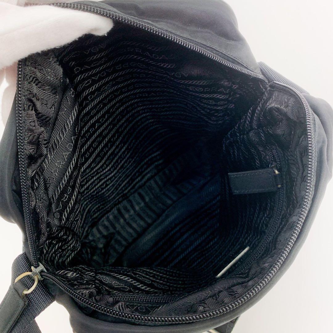 PRADA プラダ ギャラカード ショルダーバッグ メッセンジャーバッグ 黒
